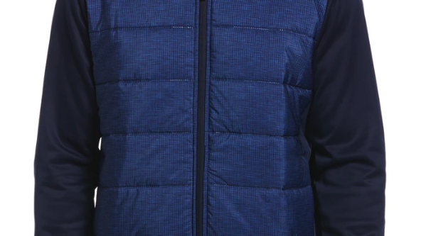 Men's Ultrasonic Print Full Zip Golf Base Layer